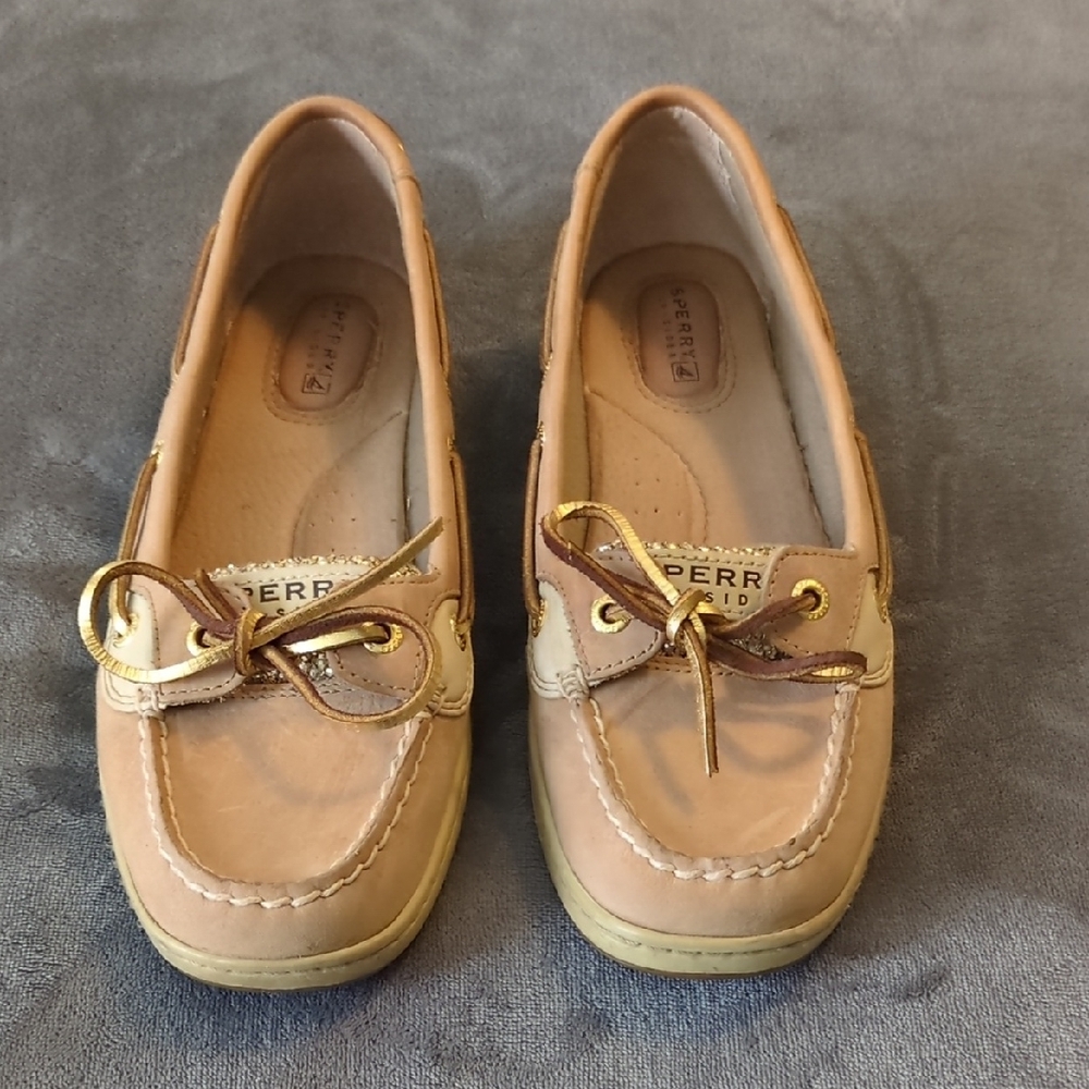 Sperry Tan Boat Shoes